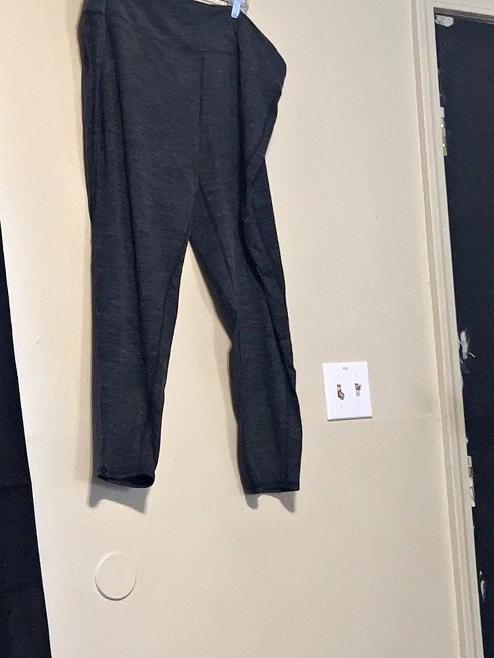 Terra & Sky Women's Plus High Waist Full Length Leggings Black 3X